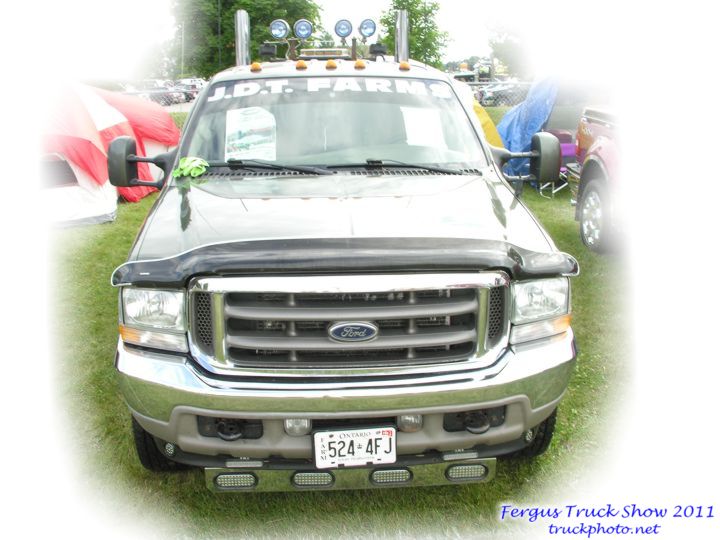 JDT Farms pick up truck at Fergus Truck Show