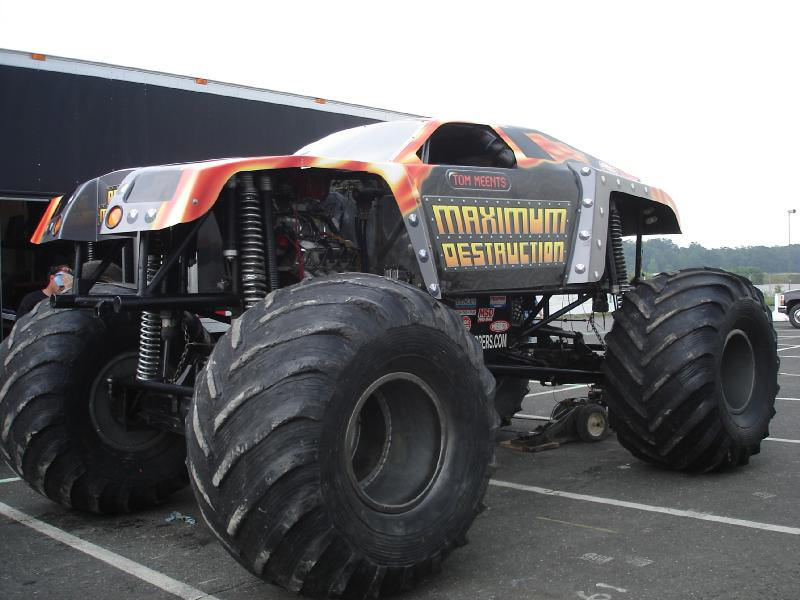 Maximum Destruction Monster Truck getting some tender loving care