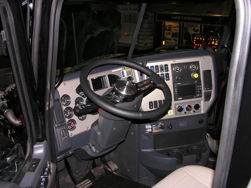 Mack truck dashboard instrument panel interior cab